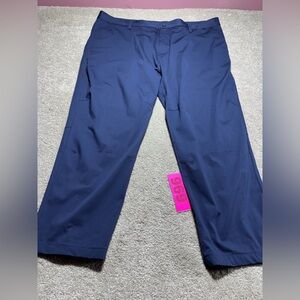 Rhone Pants Mens Commuter Straight blue Stretch Pants‎ Sz 42/30